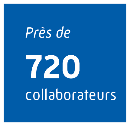 Près de 720 collaborateurs sur l'ensemble de la circonscription.